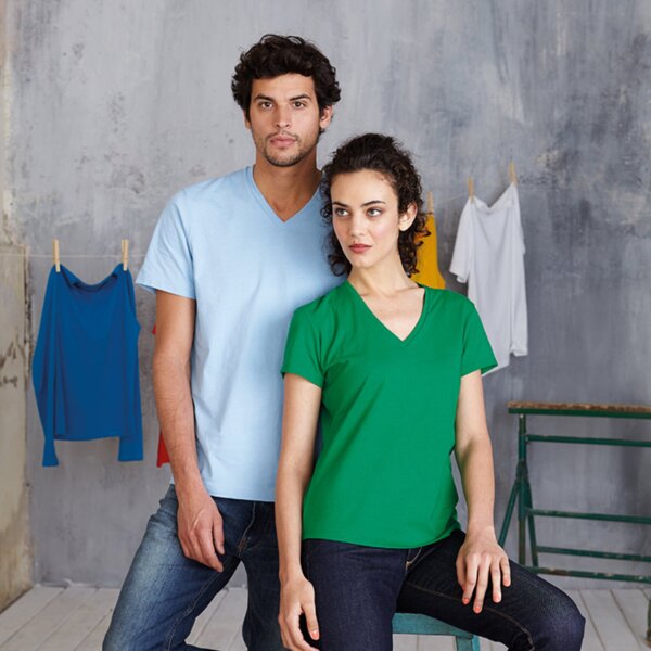 Frauen V-Neck T-shirt Miniaturansicht