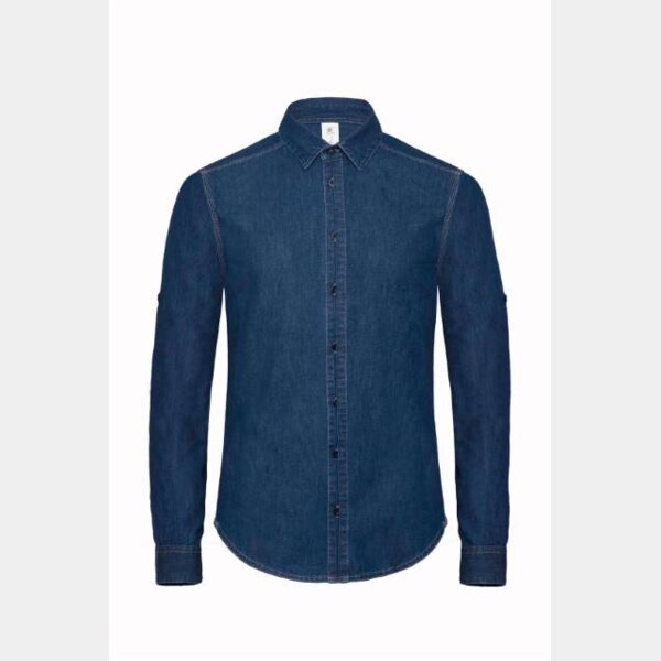Hemd Denim-Jeans Men Miniaturansicht