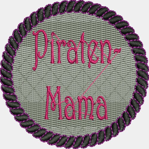 Abzeichen Piraten Mama Miniaturansicht