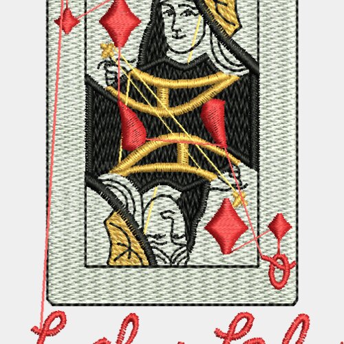 Karte Lucky Lady Miniaturansicht